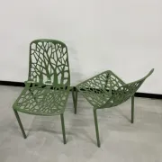 Duo de chaises Fast Forest, vert forêt