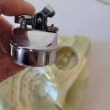 Ashtray and lighter in onyx