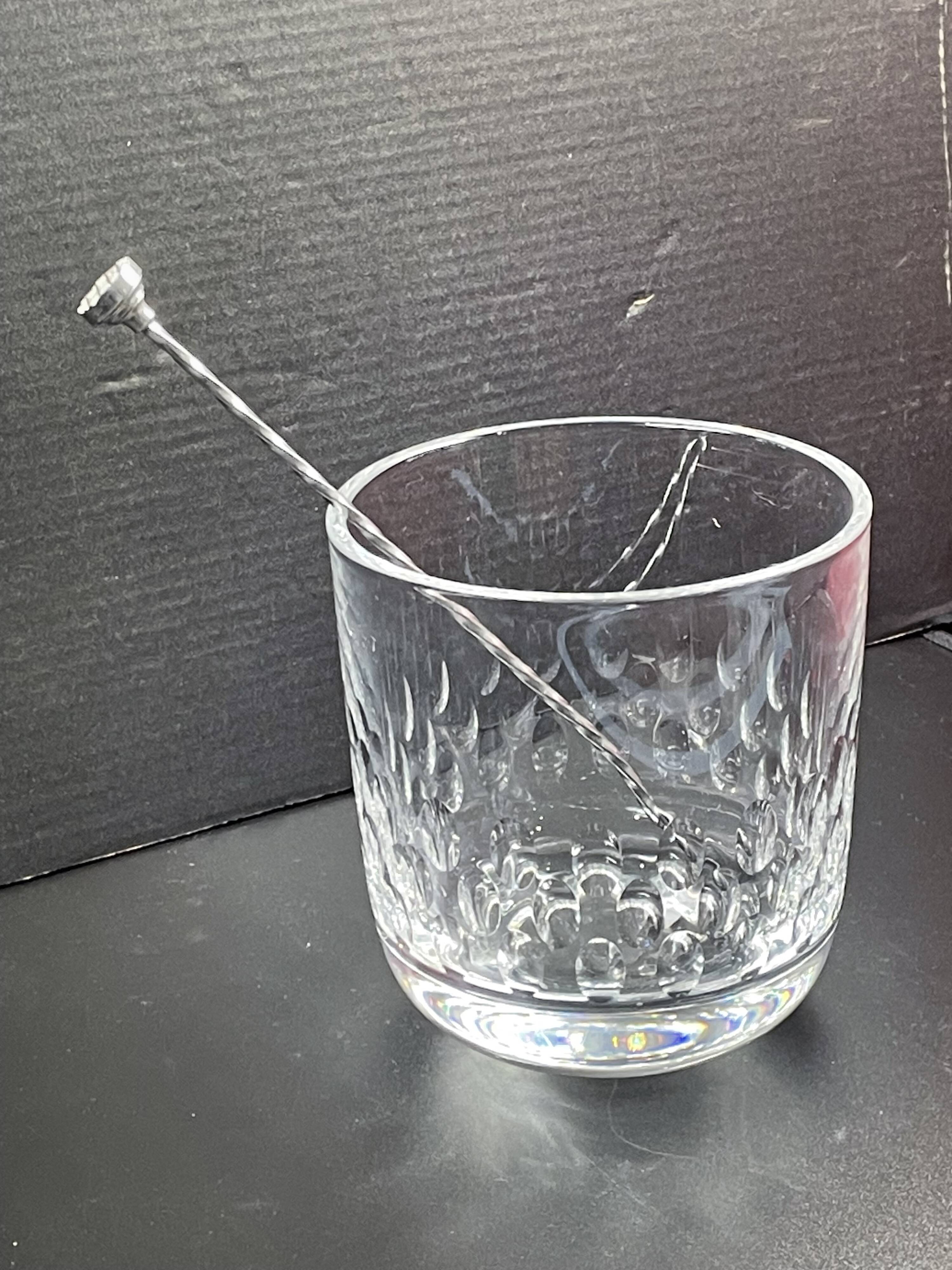 Tableware crystal ice bucket H 15.5 cm, diameter 15 cm