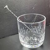 Tableware crystal ice bucket H 15.5 cm, diameter 15 cm