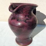 Signed ceramic pitcher