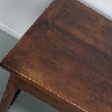 Large Antique 18th Century French Rustic Farmhouse Dining Table Walnut & Oak