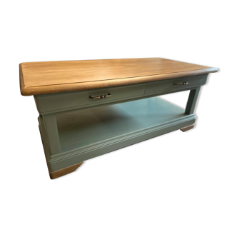 Renovated solid wood coffee table