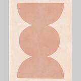 2 geometric art prints