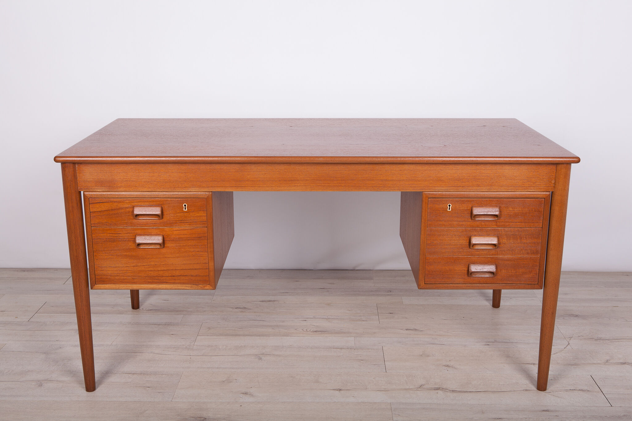 Danish teak desk by Børge Mogensen Søborg Furniture, 1960s