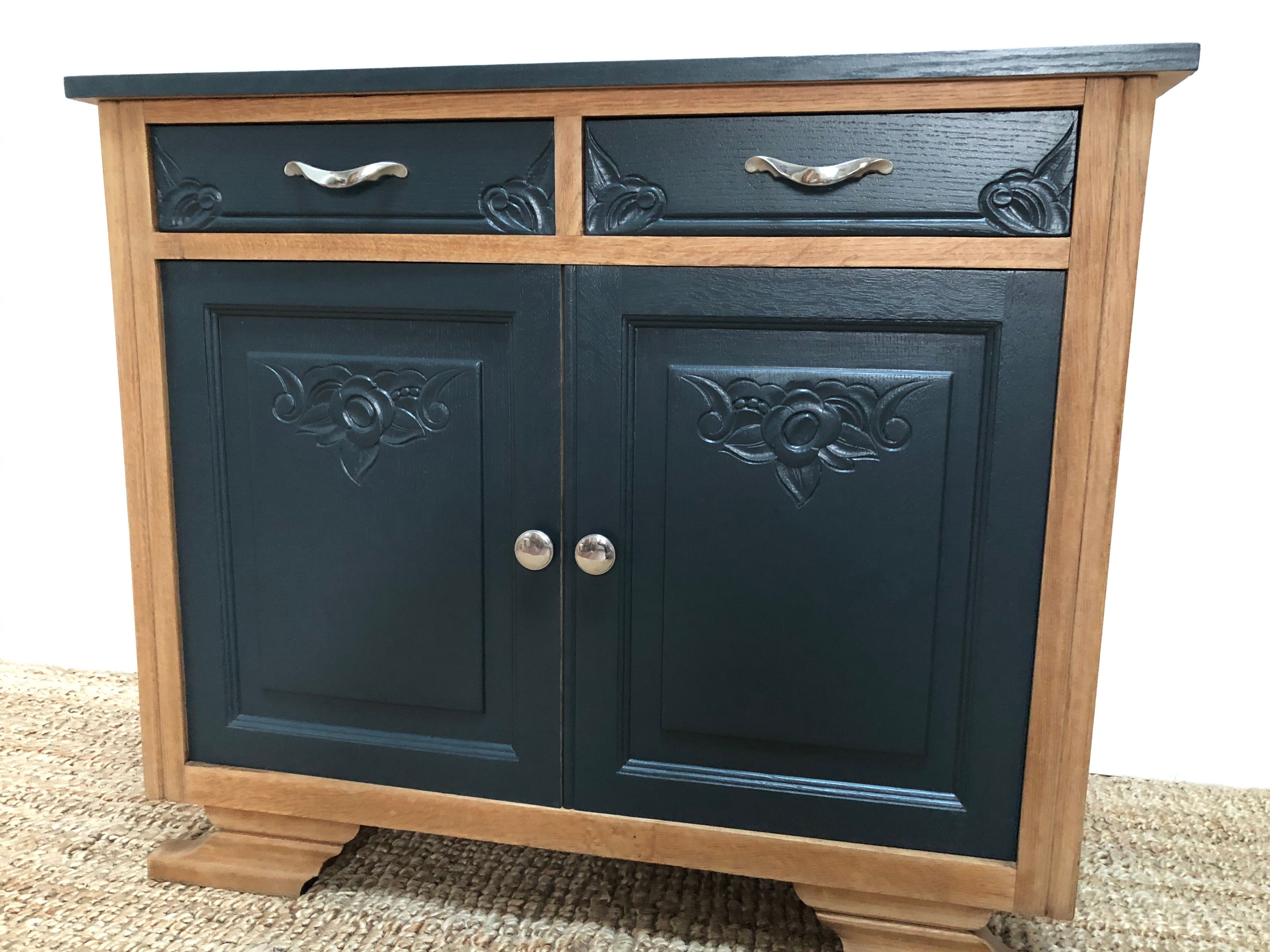 Art Deco oak buffet