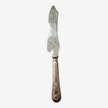 Couteau à Glace en Argent, Motifs Floral / Art-Nouveau
