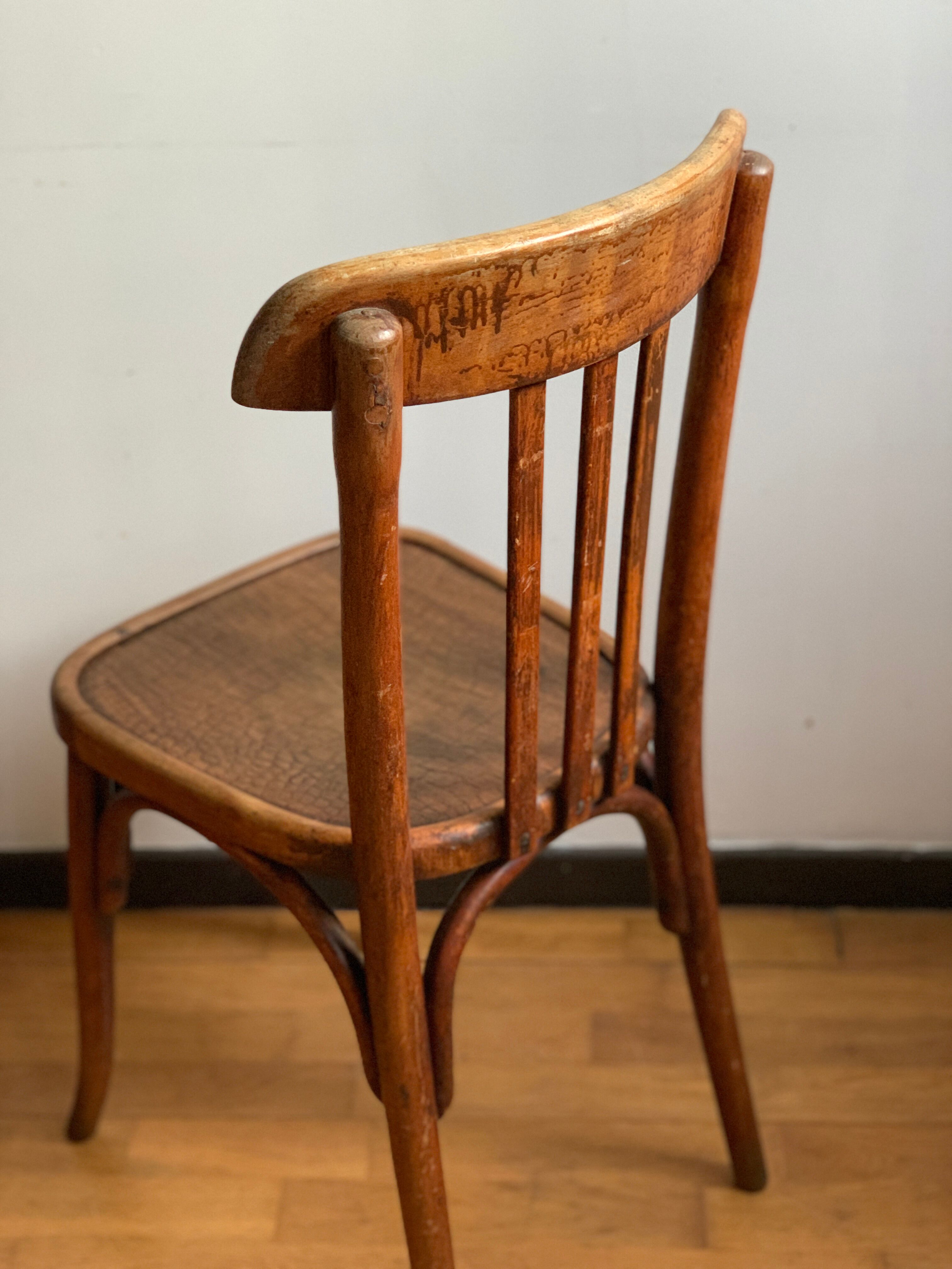 Wooden bistro chair