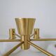 Mid-century brass ceiling light ASEA Sweden, 1950s