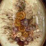 Duo of dried flower bouquet frames
