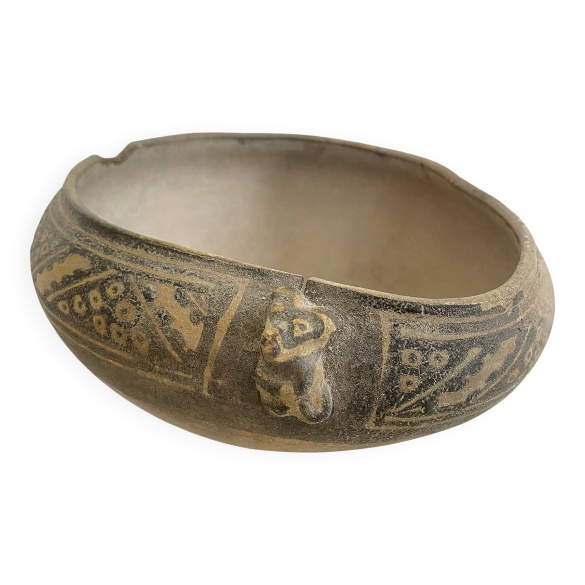 Peruvian archaeological bowl