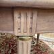 Oval Louis XVI dining table in cherry wood.