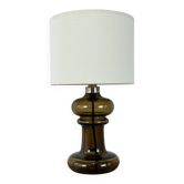 lampe verre fumé Holmegaard- Suède années 80