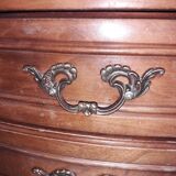 Louis XV-style bedside e n merisier