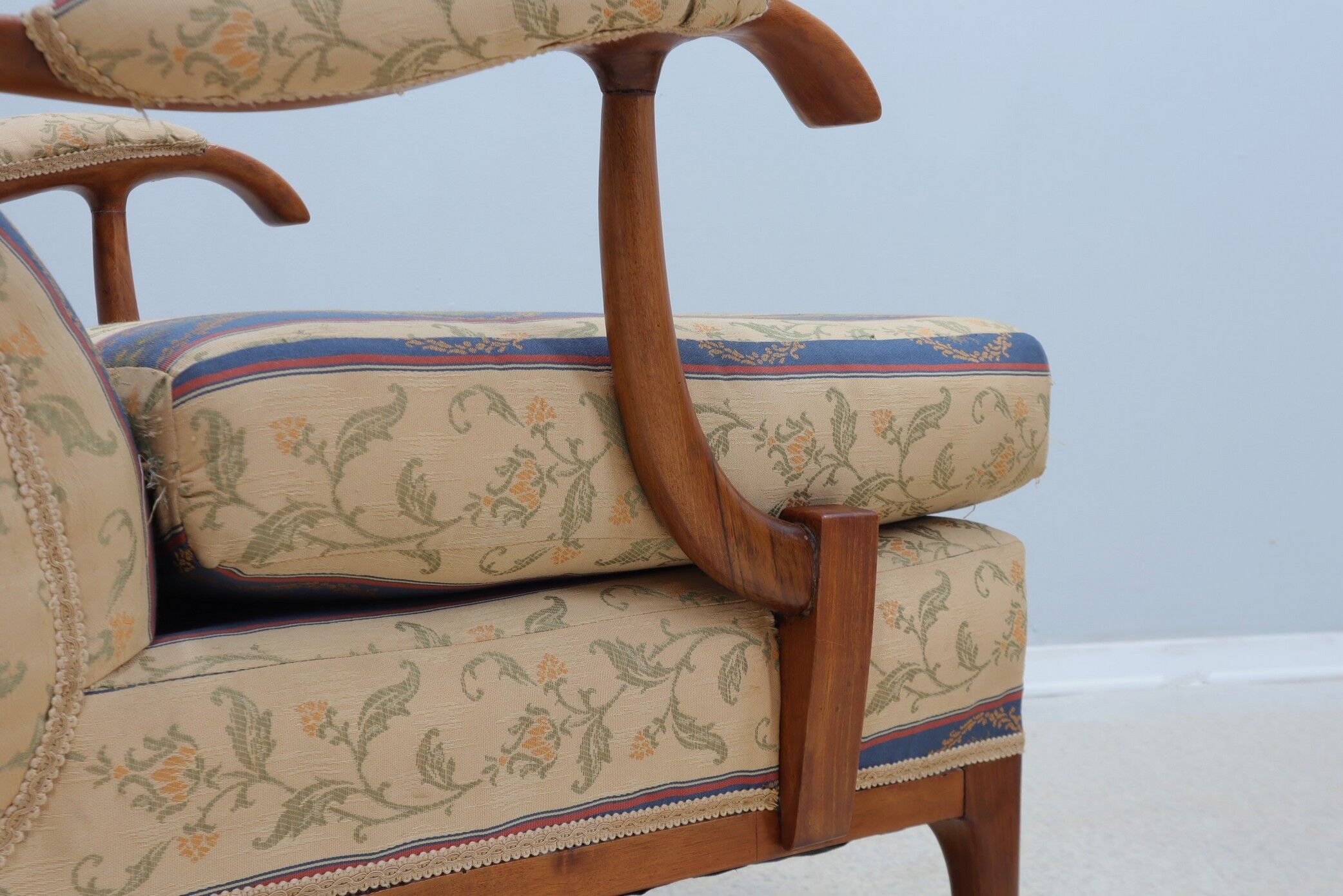 Mid century high back armchairs FRAMAR 1950s