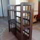 Foldable wooden shelf