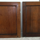 Pair of vintage oak sliding doors