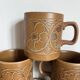 8 stoneware mugs