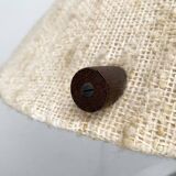 Wood and wool suspension from the mid-century, 1960s.