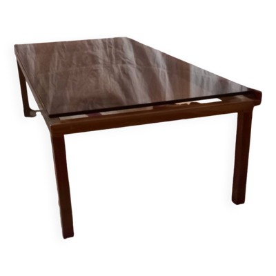 Table basse en laiton de la Maison JANSEN