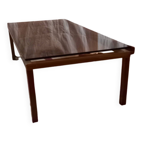 Table basse en laiton de la Maison JANSEN