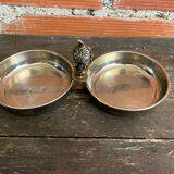 Vintage Double Silver-Plated Serving Dish Former Beggar