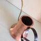 Brushed red copper watering can vintage 60s/70s