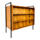 Shoes cabinet with metal frame