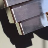 Art Deco chrome wall light (size M)