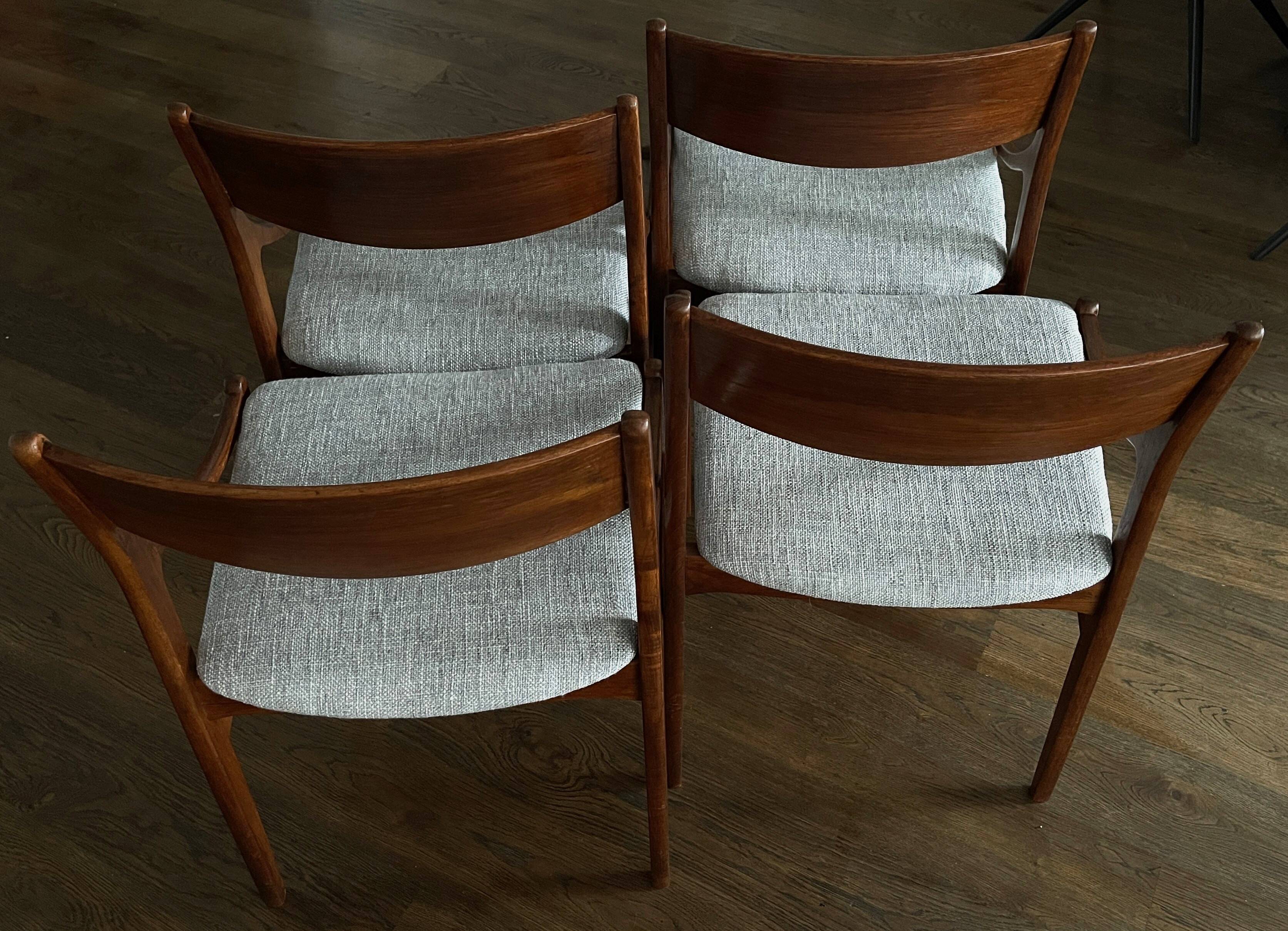 4 Dining chairs by H. Vestervig Eriksen Tromborg, Denmark