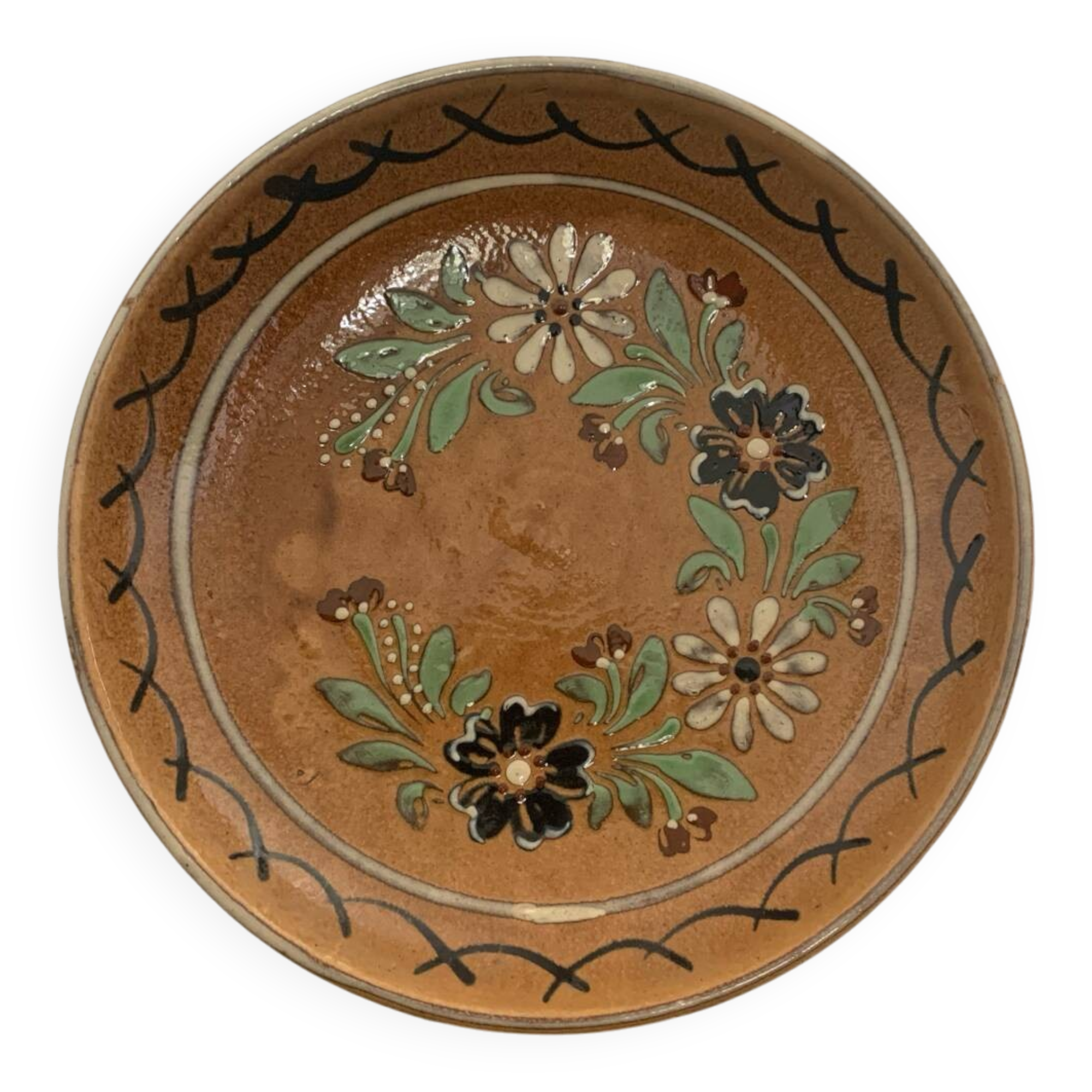 Plat en Terre Cuite Henri Siegfried