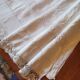 Antique linen cloth monogrammed CP