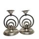 Art Deco candleholder, Germany, 1970s, set of 2