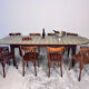 Large oval bistro table dimensions 255 cm