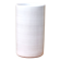 Vase by Antonio Lampecco minimalist white ceramic scroll