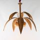 Lustre « cocotier/palmier » en rotin