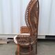 Fauteuil emmanuelle en rotin Peacock