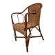 Vintage rattan armchair