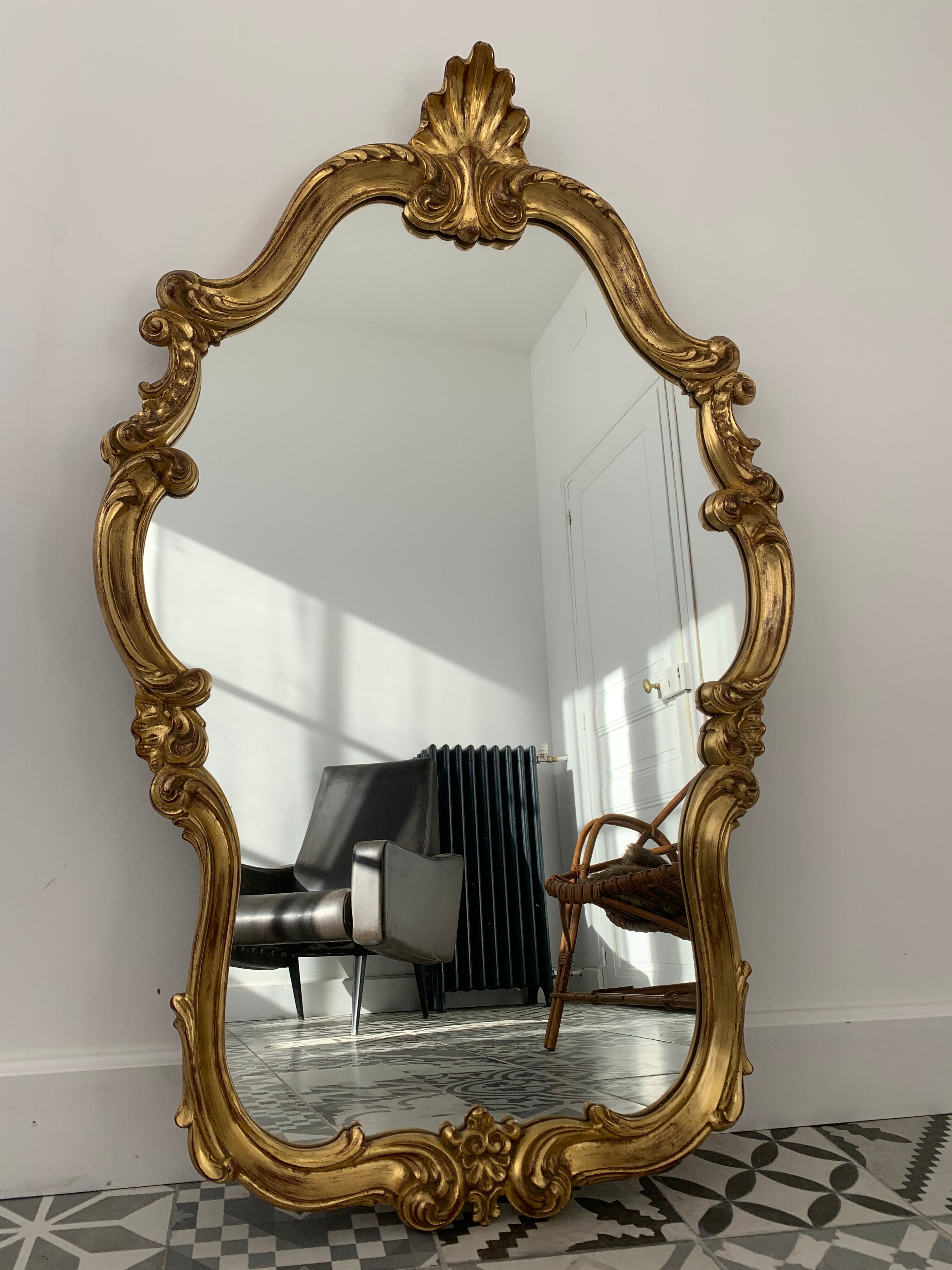Baroque mirror 115x70cm