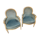 Paire de bergères