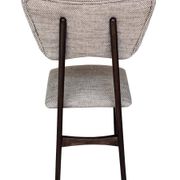 Butterfly Mid-Century dining chair in Peony cotton, Poland, 1960s