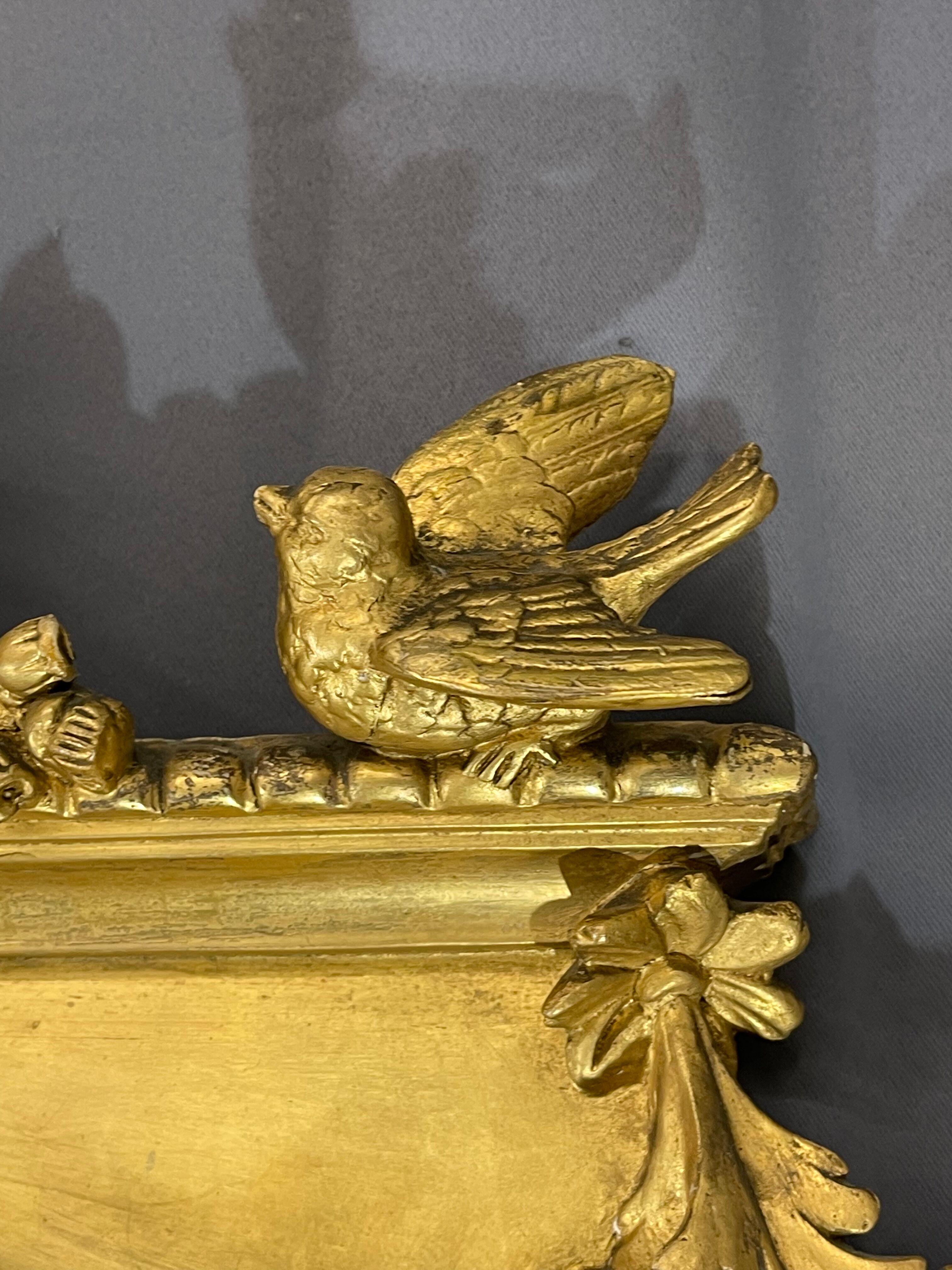 Mirror 204 x 98 cm nineteenth century Napoleon III