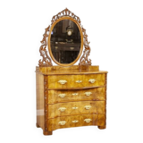 Antique Louis Philippe Vanity Table in Walnut, 1890s