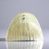 Murano type glass clear wall sconce ligh