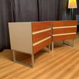 Ensemble de deux commodes Interlübke, Allemagne, années 1970.