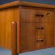 Danish teak desk, 1970s