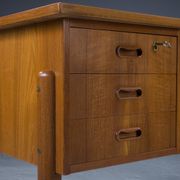 Danish teak desk, 1970s