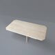 Vintage travertine coffee table, 1970s