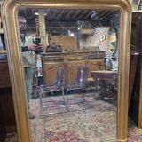 Mirror Louis Philippe 19th gold 144h/106l cms