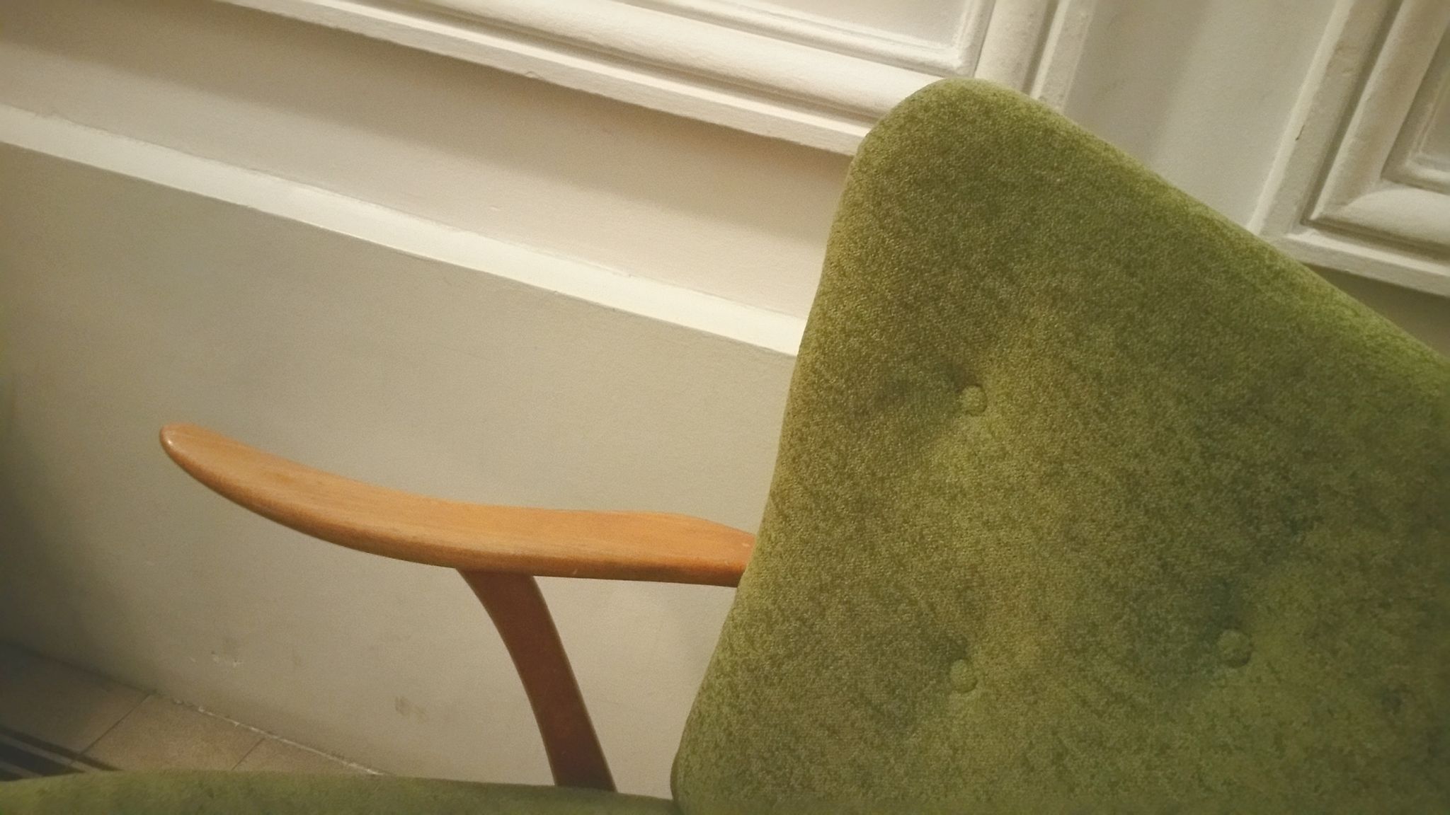 Scandinavian Wing Chair 50s 60s